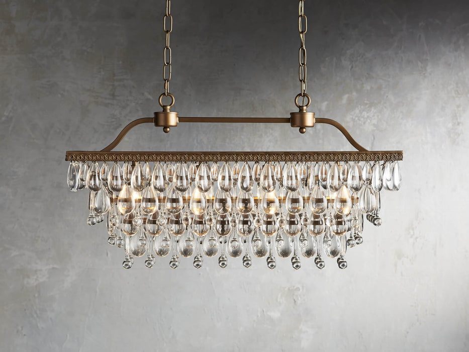 Anabella Rectangular Chandelier-DWHOME