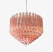 Prism Murano Pink Glass Chandelier-DWHOME