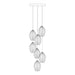 Ceramic Ribbed Pendant Light-DWHOME
