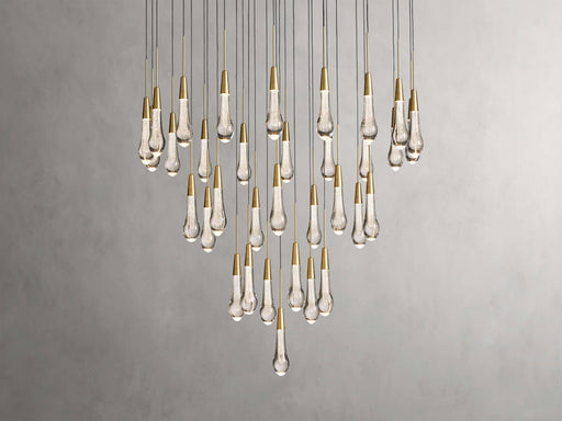 Soltaire Round Chandelier 17" 24" 36“ 58“-DWHOME
