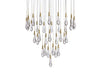Soltaire Round Chandelier 17" 24" 36“ 58“-DWHOME
