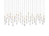 Soltaire Linear Chandelier 37"50"70"87"120"-DWHOME