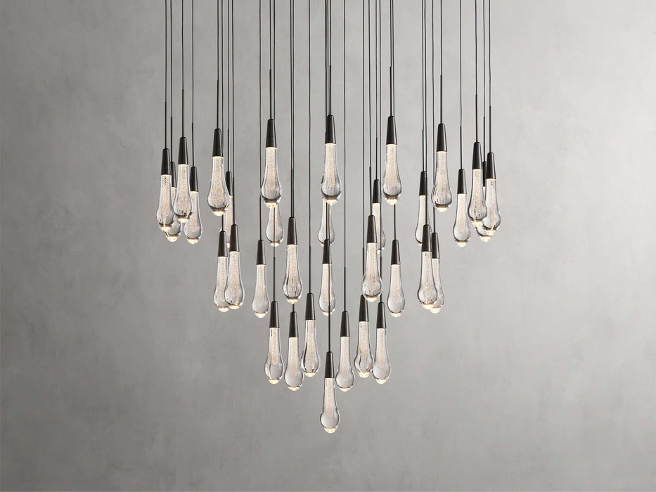 Soltaire Round Chandelier 17" 24" 36“ 58“-DWHOME