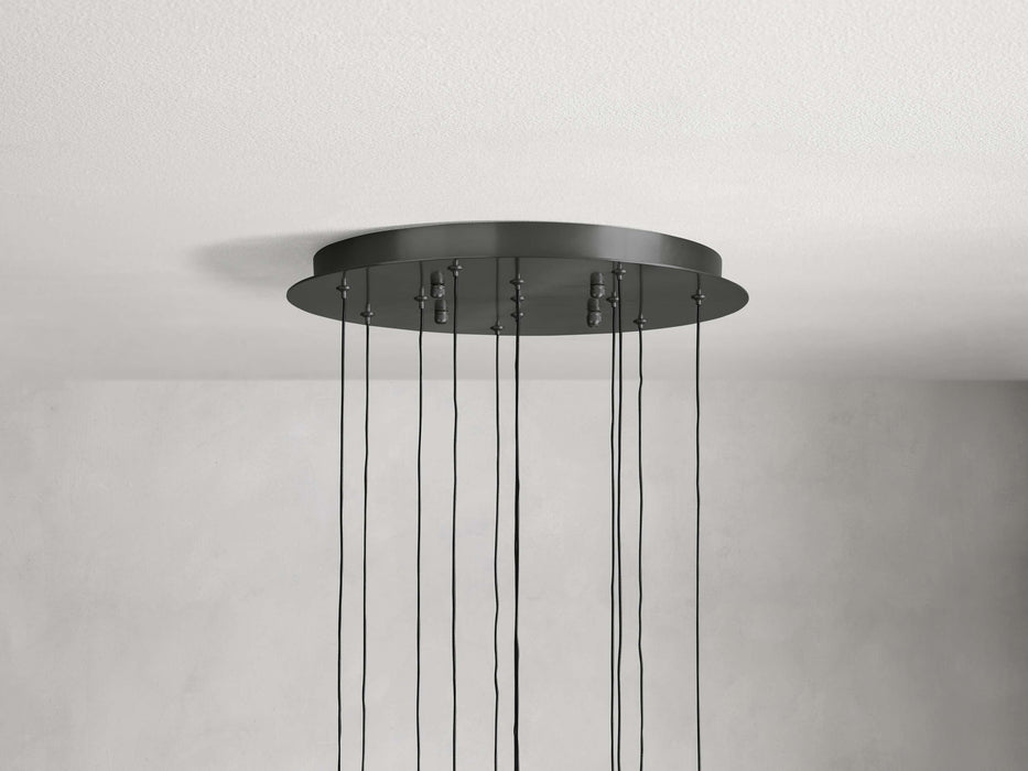 Soltaire Round Chandelier 17" 24" 36“ 58“-DWHOME