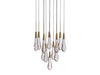 Soltaire Round Chandelier 17" 24" 36“ 58“-DWHOME
