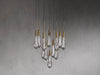 Soltaire Round Chandelier 17" 24" 36“ 58“-DWHOME