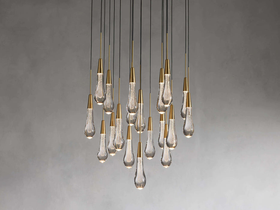 Soltaire Round Chandelier 17" 24" 36“ 58“-DWHOME