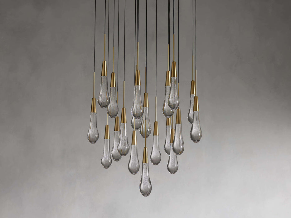 Soltaire Round Chandelier 17" 24" 36“ 58“-DWHOME