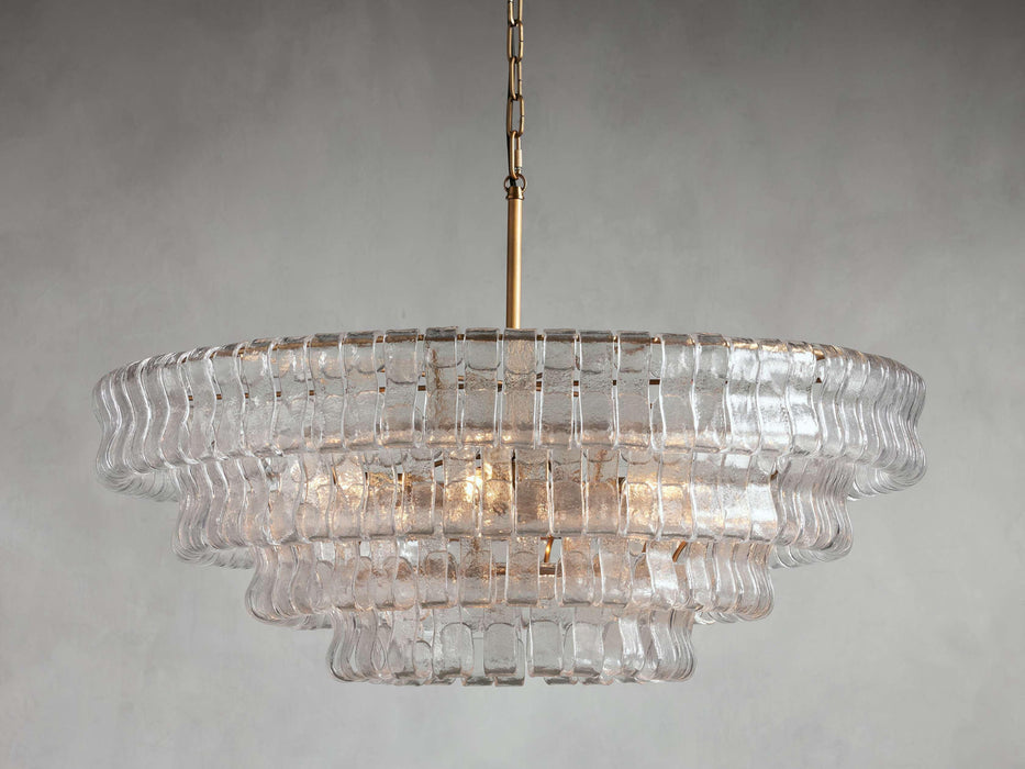 Ghiaccio Round Chandelier 36''48''-DWHOME