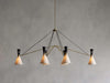 Ramsey 6-Light Linear Chandelier-DWHOME
