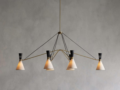 Ramsey 6-Light Linear Chandelier-DWHOME