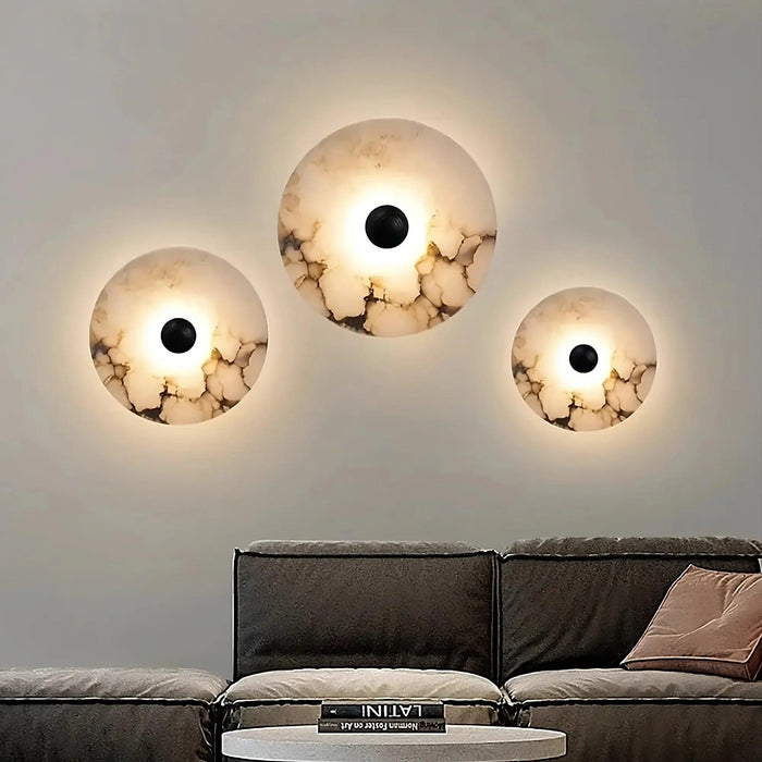 Moonshade Natural Marble Wall Sconce - DWHOME