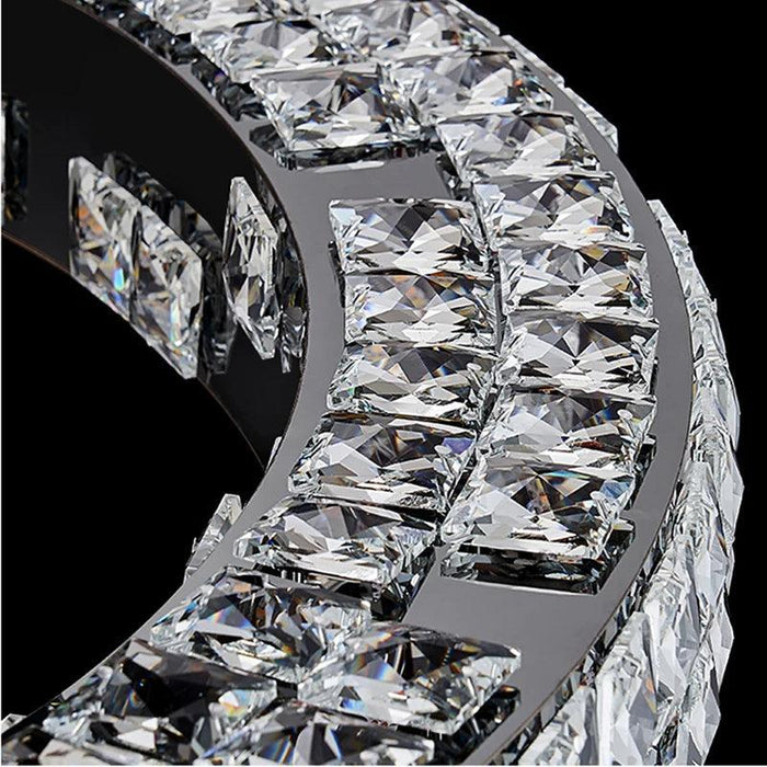 Bacci 2-Tier Crystal Ceiling Chandelier-DWHOME