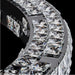 Bacci 2-Tier Crystal Ceiling Chandelier-DWHOME