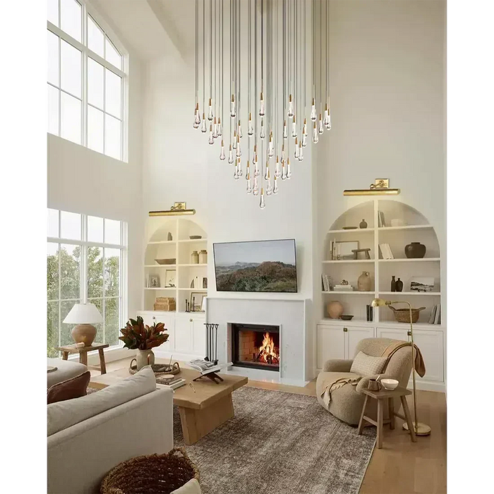 Soltaire Round Chandelier 17" 24" 36“ 58“-DWHOME
