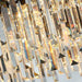Gio 39" Rose Gold Dining Room Chandelier - DWHOME