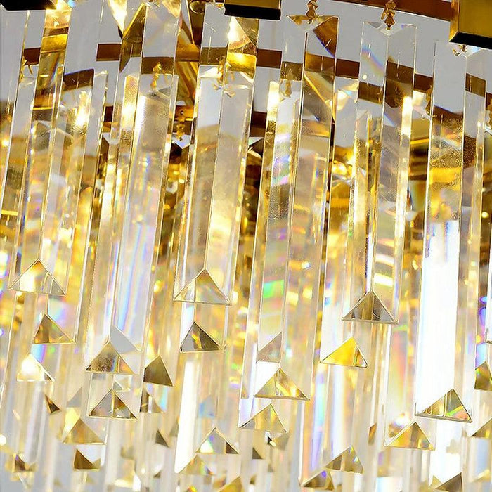 Gio Gold Plated Crystal Chandelier - DWHOME