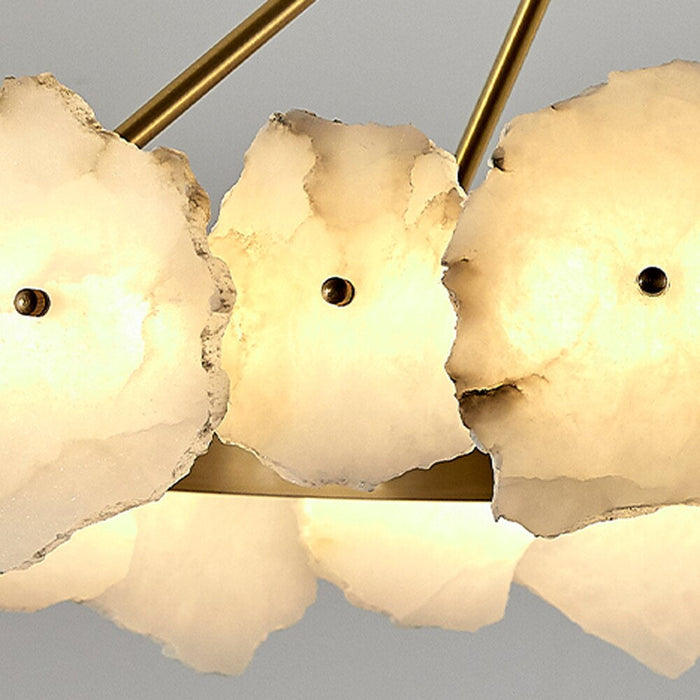 Natural Marble Modern Chandelier-DWHOME