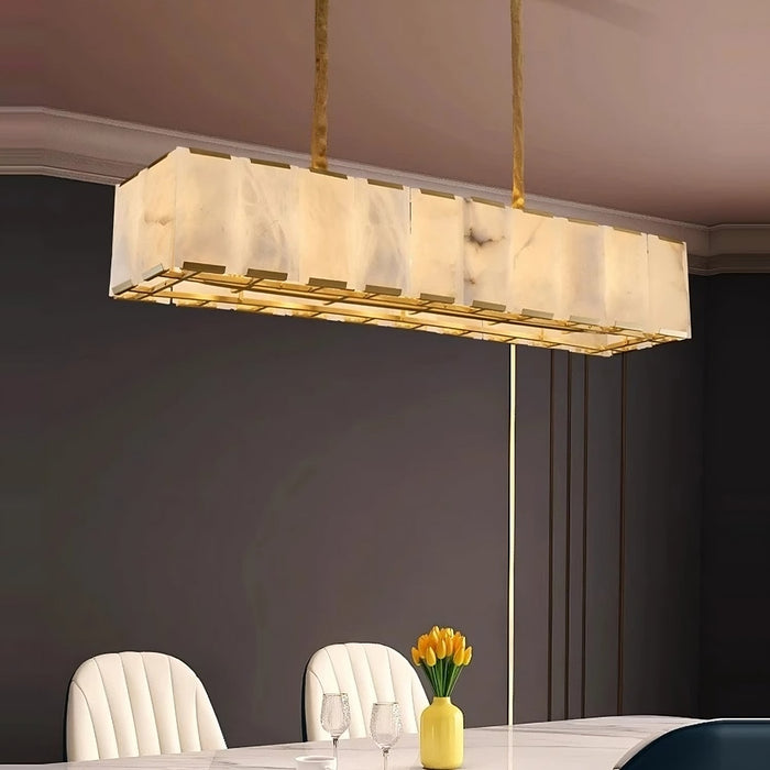 Natural Marble Ceiling Chandelier-DWHOME