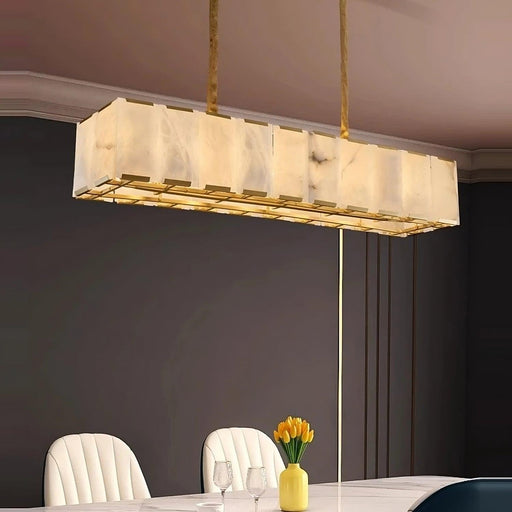 Natural Marble Contemporary Chandelier-DWHOME