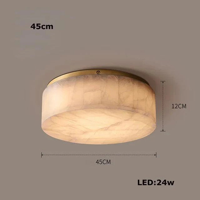 Moonshade Natural Marble Ceiling Light Fixture-DWHOME