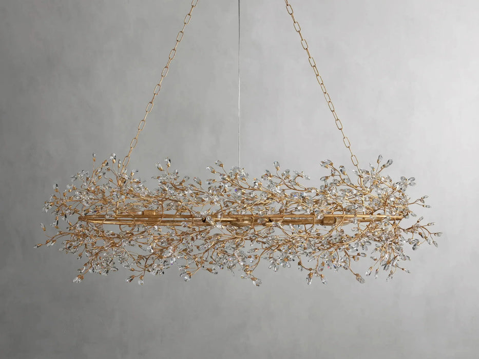 Fiore Oval Chandelier 62''74''-DWHOME