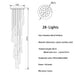 Pendant Light Fixture For Stairwell-DWHOME