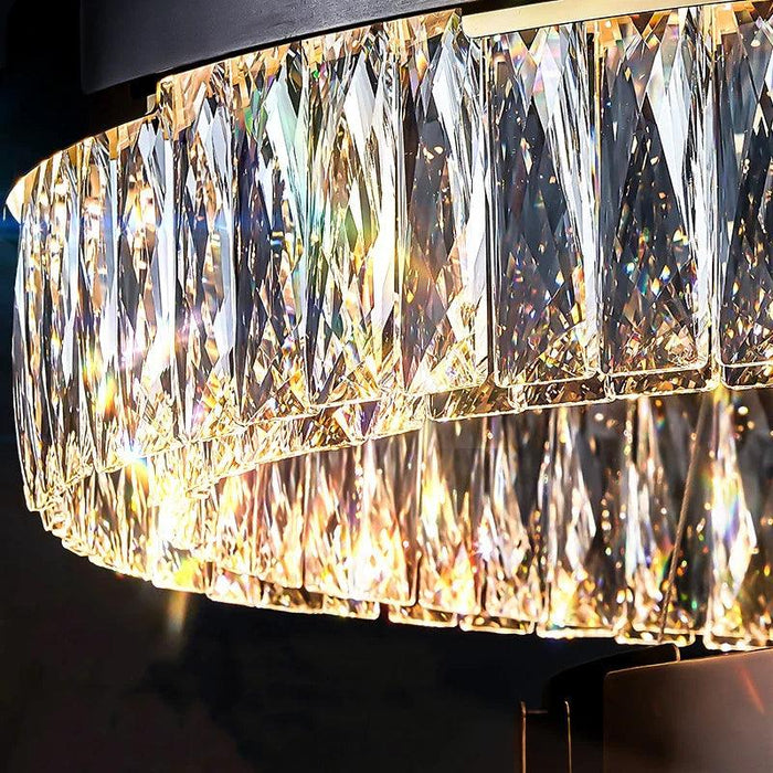 Siena Contemporary Crystal Light Fixture - DWHOME