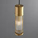 Copper & Glass Kitchen Island Pendant Light-DWHOME