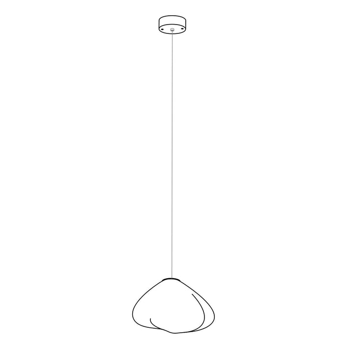 Blown Glass Random Pendant Light-DWHOME