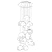 Blown Glass Mesh Pendant Light - DWHOME