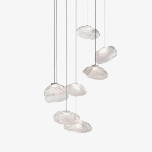 Blown Glass Mesh Pendant Light-DWHOME