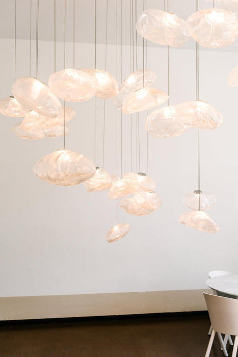 Blown Glass Random Pendant Light-DWHOME