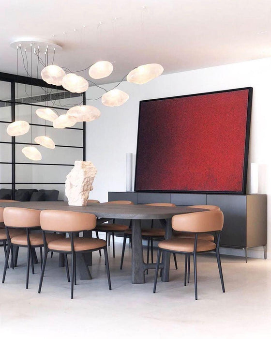 Blown Glass Mesh Pendant Light - DWHOME