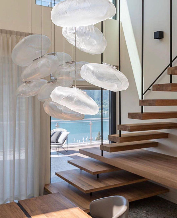 Blown Glass Random Pendant Light-DWHOME