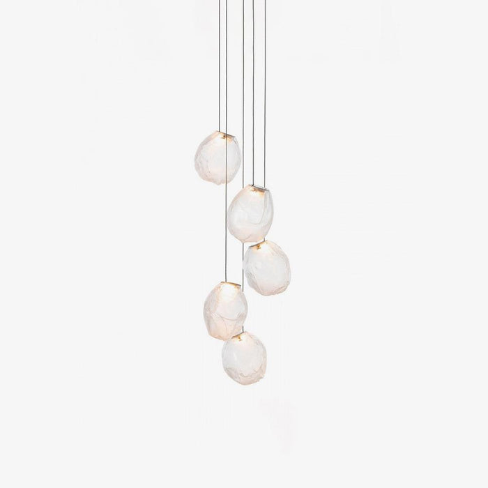 Liquid Glass Stone Pendant Light - DWHOME