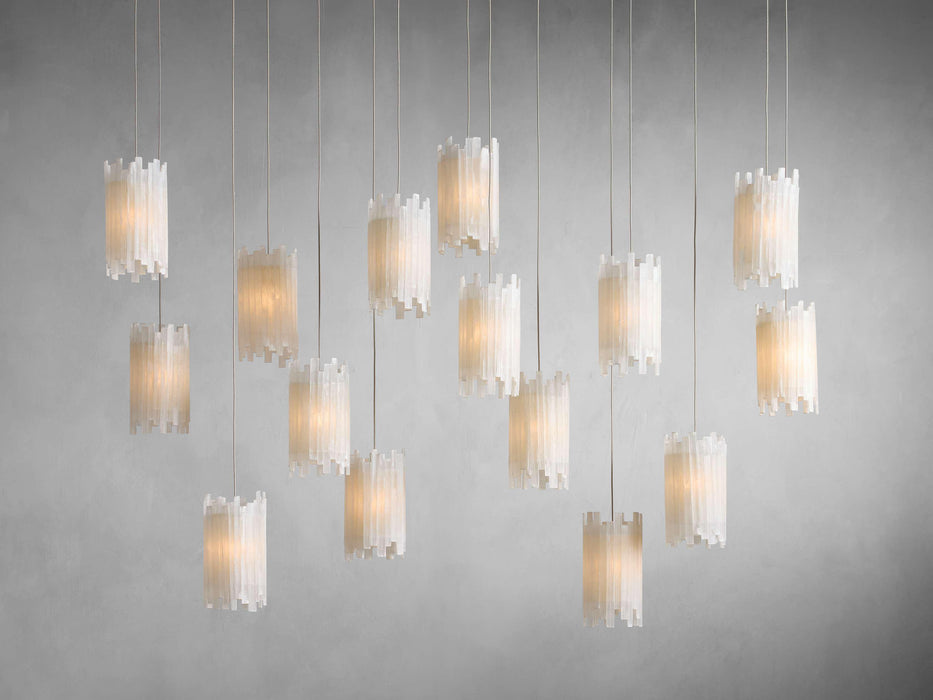 Gianna Rectangular Chandelier 15/30 Light-DWHOME