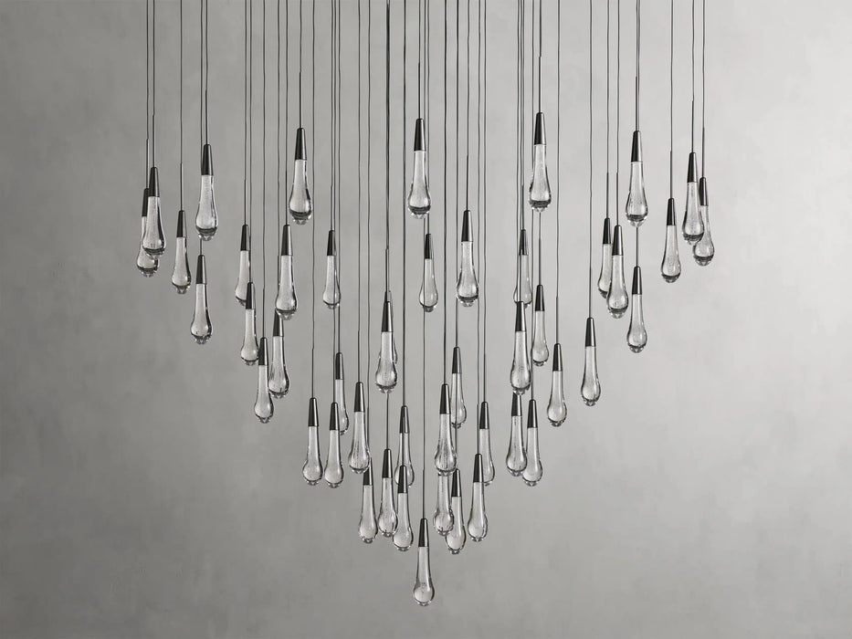 Soltaire Round Chandelier 58"W-DWHOME
