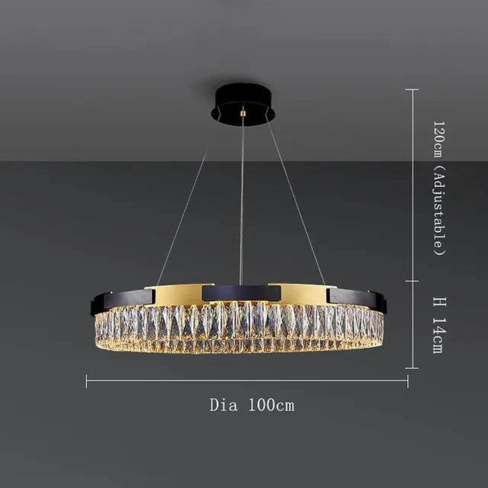 Luminaire contemporain en cristal Siena - DWHOME