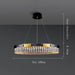 Siena Contemporary Crystal Light Fixture - DWHOME