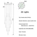 Pendant Light Fixture For Stairwell-DWHOME