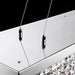 Crystal Kitchen Rectangle Chandelier 47" - DWHOME