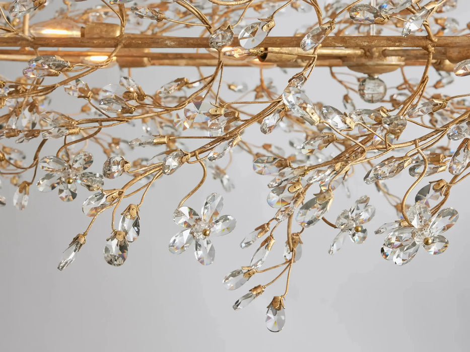 Fiore Oval Chandelier 62''74''-DWHOME