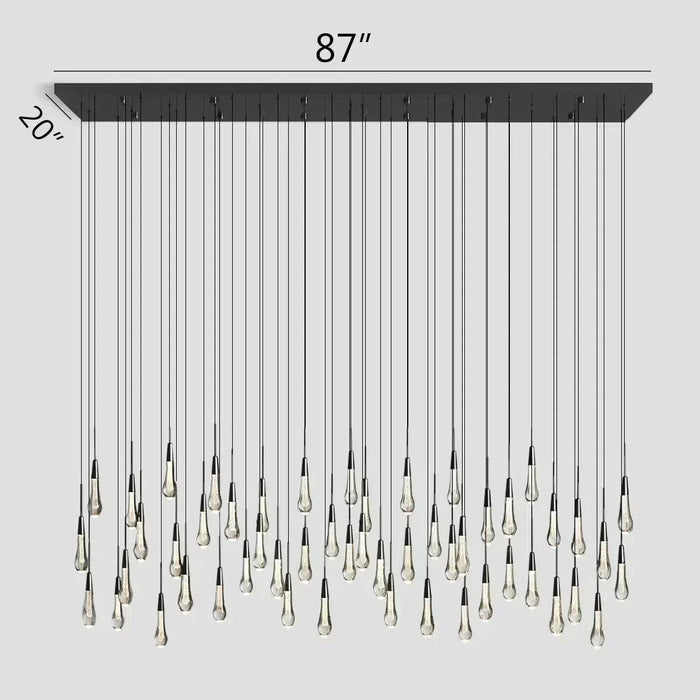 Soltaire Linear Chandelier 37"50"70"87"120"-DWHOME