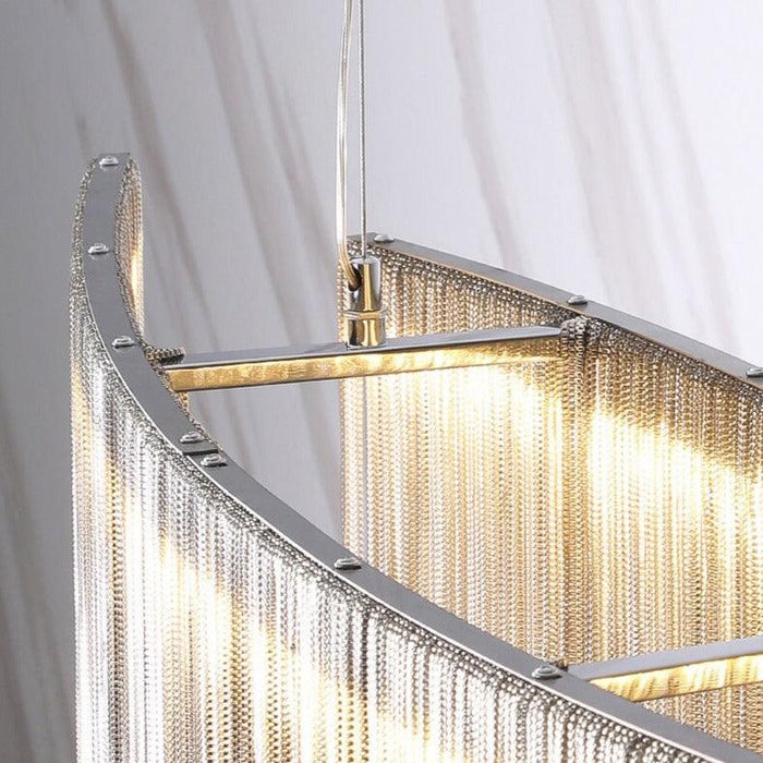 Cadena Stainless Steel Dining Room Chandelier - DWHOME