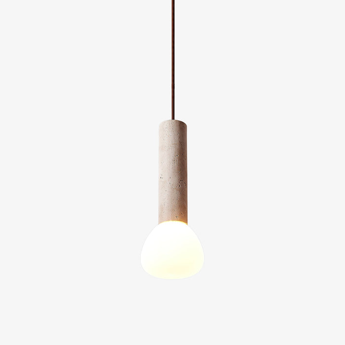 Matchstick Travertine Pendant Lamp-DWHOME