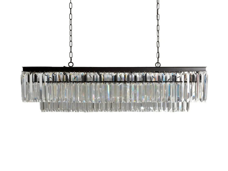 Leyland Tiered Rectangular Chandelier-DWHOME
