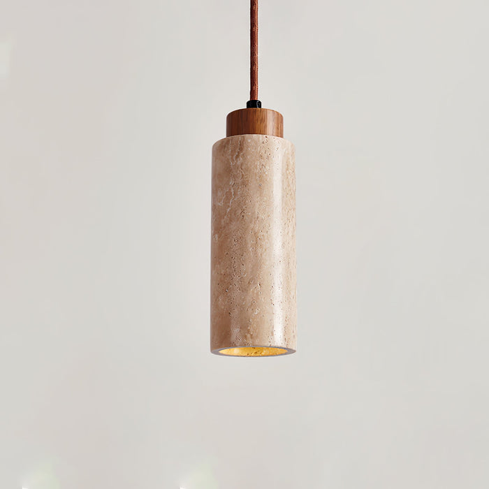 Solvara Travertine Pendant Lamp-DWHOME