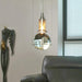 Opal round glass sphere midcentury pendant Light - DWHOME