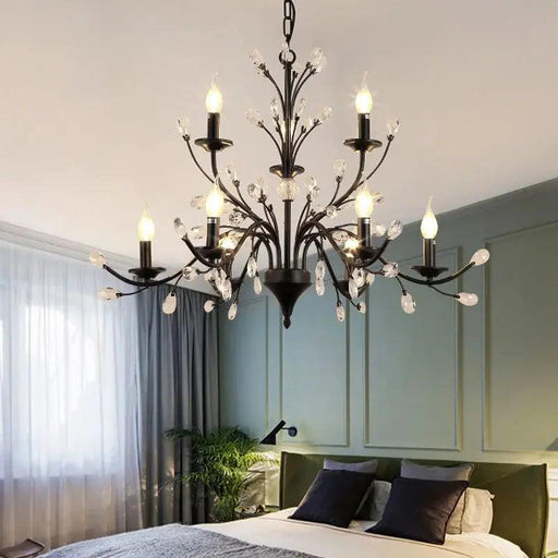 Wrought Iron Chandeliers 6/9 Lights - DWHOME